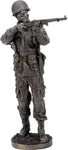 YTC 13 Inch Black, Dark Grey World War Two - Taking Aim Standing