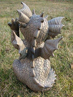 Garden Dragon Taunting Dragon Garden Display Decorative Accent Sculpture Stone F