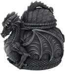 Pacific Giftware Medieval Stone Dragon Lidded Trinket Jewelry Box Decorative Keepsake Box Round