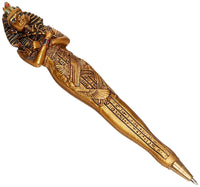 YTC Summit Ancient Egyptian King TUT Gold Colored Pen (Set of 6 Similar Designs), Multi