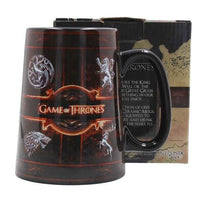 Ceramic Game of Thrones Dragon Mug Tankard  Sigil Rustic Black