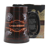 Ceramic Game of Thrones Dragon Mug Tankard  Sigil Rustic Black