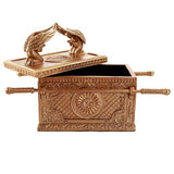 Pacific Giftware The Ark of The Covenant Box Model Collectible Golden Ark of Testimony