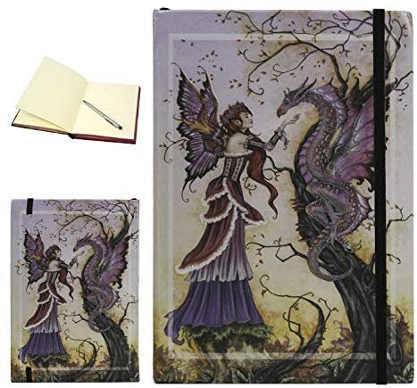 Dragon Charmer Embossed Fairy Journal Diary Notebook Amy Brown