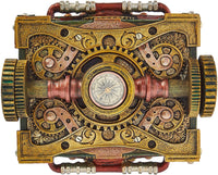 Steampunk Trinket / Jewelry Box Steam Punk W/ Compass