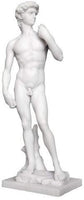 PTC 10 Inch Michelangelo's David Nude Replica Resin Statue Figurine