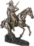 SUMMIT COLLECTION 8745 Indian on Horse Statue