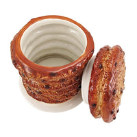 8 Inch Giant Stacked Chocolate Chip Cookies Ceramic Jar Figurine