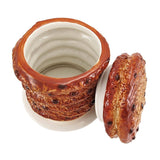 8 Inch Giant Stacked Chocolate Chip Cookies Ceramic Jar Figurine