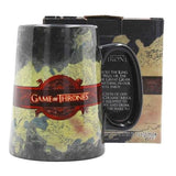 Ceramic Legends of the Swords Game of Thrones Dragon Mug Tankard Sigil Map