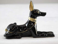 Egyptian Anubis Jeweled Box Collectible Egypt Jewelry Container