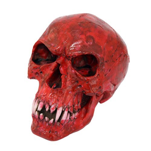 Red Vampire Cool Skull Collectible Figurine
