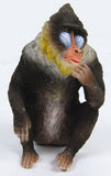 Mandrill Statue Set of 6 Figurines