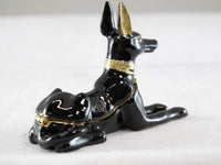Egyptian Anubis Jeweled Box Collectible Egypt Jewelry Container