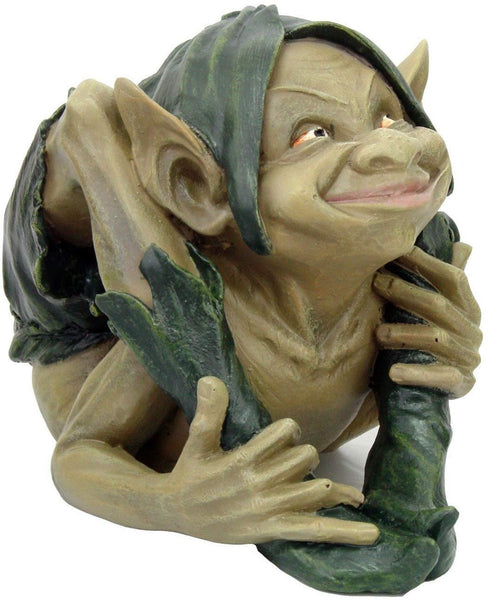 PTC 7.5 Inch Playful Garden Goblin Gymnastic Elf Statue Figurine