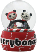 SS-Y-7988 Furry Bones Pandie Panda Love Water Glitter Snow Globe