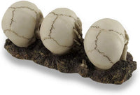Things2Die4 Awesome See, Hear, Speak `NO EVIL` Skulls Statue