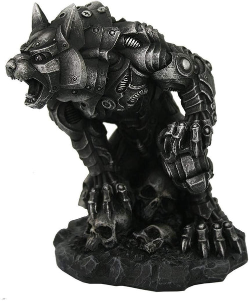 Pacific Giftware Futuristic Mechanical Steampunk Werewolf Monster Collectible Figurine 4.75 Inch Tall