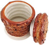 8 Inch Giant Stacked Chocolate Chip Cookies Ceramic Jar Figurine