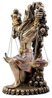 Ancient Egyptian God of Underworld Anubis Guardian of Scales Figurine 8.5 Inches (BRONZE)