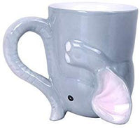 Pacific Giftware Topsy Turvy Elephant Expresso Mug Adorable Mug Upside Down Home Office Decor