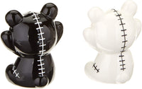 Furrybones Black and White Panda Bear Pandie Ceramic Salt N Pepper Shaker