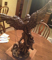 St. Michael Statue 40" (Image does not represent the actual item. Images are inside.)
