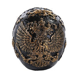 Pacific Giftware St George Black and Gold Heraldry Royal Lions Coat of Arms Templar Skull Collectible