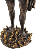 12.75 Inch Archangel Uriel with Spear Religious Resin Statue Figurine