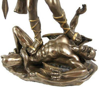 St. Michael Statue Cold Cast Bronze 10 Inch