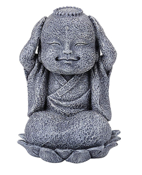 SUMMIT COLLECTION Happy Seated Jizo with Beads on Top of Head