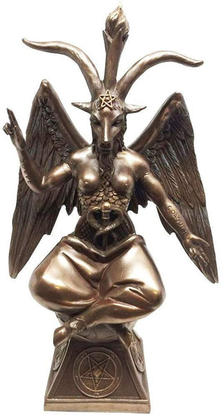 Ebros Gift Baphomet Figurine The Sabbatic Goat Satanic Church Decorative 9.5" H Statue