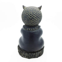 Pacific Giftware Owl Meditating Zen Buddha Statue Desk Top Decorative Figurine Gift