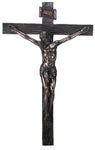 10.5 Inch Religious Inspired Bronze Statue of Jesus on Cross
