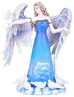 Pacific Giftware Changeling Angel with White Pigeons Statue by Shelia Wolk Home Decor
