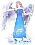 Pacific Giftware Changeling Angel with White Pigeons Statue by Shelia Wolk Home Decor