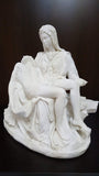 Pacific Giftware The Pieta Michelangelo Inspired Marble White Jesus and Mary Statue 10.5 Inches Collectible