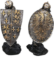 amazinggiftimpact.com Medieval Time War Knights in Battle Decorative Bookends Set