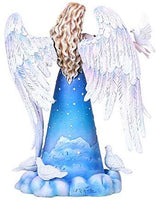 Pacific Giftware Changeling Angel with White Pigeons Statue by Shelia Wolk Home Decor