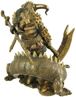 PTC 8 Inch Thor God of Thunder and Serpent Resin Statue Figurine