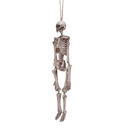 Pacific Giftware 8" H Hanging Skeleton Collectible Home Decor Resin