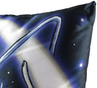 `Venus Moon` by Myka Jelina Satin Throw Pillow