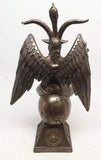 Pacific Giftware Goat Baphomet Satanism Sabbatic Sculpture, Bronze