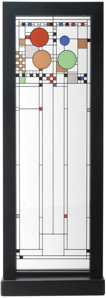 YTC Frank Lloyd Wright Coonley Right Panel Stained Glass