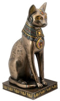 Egyptian Bronze Bastet Collectible Figurine