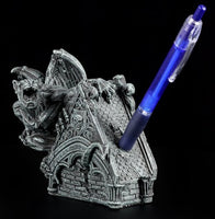 6" Evil Guardian Winged Gargoyle Sculpture Figure/Pen Holder