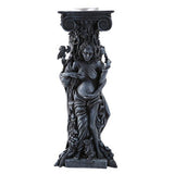 Pacific Giftware Triple Goddess Mother Maiden Crone Tea Light Candle Holder Stand 10 Inch (Gray Stone)