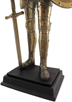 PTC 12.75 Inch Medieval Knight with Shield and Sword Statue Figurine