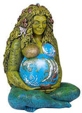 Millennial Gaia Earth Mother Goddess Figurine 14" Tall by Oberon Zell