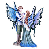 Pacific Giftware Fairy Couple with Baby Family Statue by Amy Brown Home Decor
